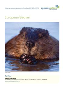 European Beaver  © Laurie Campbell Author Martin J. Gaywood