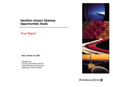 Hamilton Airport Gateway Opportunities Study