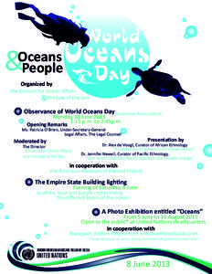 Ocean / Earth / Fathom / Alexander de Voogt / Physical geography / Geography / Oceanography / World Oceans Day / Oceans