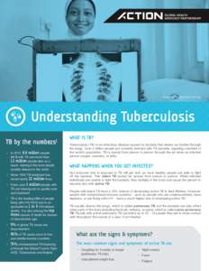 Photo Credit: The Global Fund / John Rae  Understanding Tuberculosis TB by the numbers  1