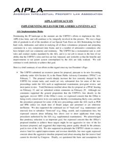 Property law / Law / Intellectual property law / 112th United States Congress / Leahy-Smith America Invents Act / Presidency of Barack Obama / Prior art / United States Patent and Trademark Office / Patent / Patent law / Civil law / United States patent law