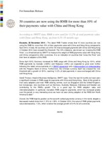 Banks / Economy of Asia / Society for Worldwide Interbank Financial Telecommunication / Economy of Hong Kong / Hang Seng Index Constituent Stocks / Bank of China / Renminbi