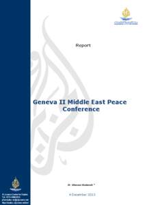 Report  Geneva II Middle East Peace