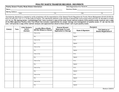 Microsoft Word - POULTRY_WASTE_TRANSFER_RECORDS_rev_3_10.doc