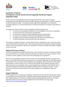 Health sciences / Self-care / Food and drink / Personal life / BC Agriculture in the Classroom Foundation / Milk / Nutrition / Human nutrition / Food / Health / Applied sciences / Food science