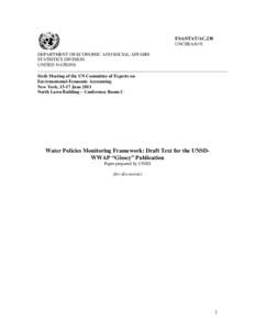Microsoft Word - UNCEEA6_32_Waterpolicies.doc