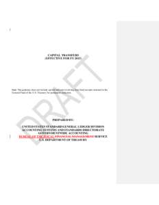 CAPITAL TRANSFERS (EFFECTIVE FOR FY[removed]Note: This guidance  does not include special and non-revolving trust fund receipts returned to the