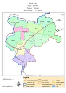 Block map State : BIHAR District : SIWAN Block Name : GUTHANI MAIRWA !