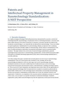 Microsoft Word - Patents and Intellectual Property Management in nanotech standardization-final.docx