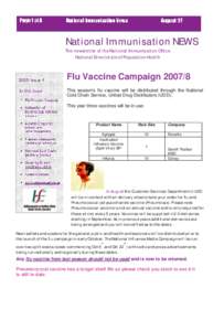 Microsoft Word - vaccine Newsletter draft Is.doc