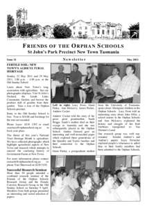 FRIENDS  OF THE ORPHAN SCHOOLS