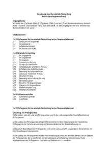 Verordnung über die notarielle Fachprüfung Notarfachprüfungsverordnung Eingangsformel Auf Grund des § 7a Absatz 4 Satz 2, § 7g Absatz 2 Satz 2 und des § 7i der Bundesnotarordnung, die durch Artikel 1 Nummer 2 des G