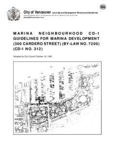 50¢  City of Vancouver Land Use and Development Policies and Guidelines