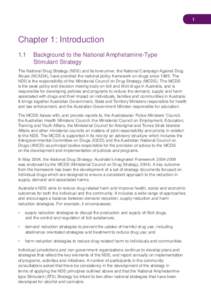 National Amphetamine-Type Stimulant Strategy Background Paper