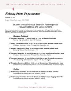 Microsoft Word[removed]Airport Holiday Concert Schedule.doc