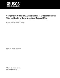 Biochemistry / Laboratory techniques / Polymerase chain reaction / Anthozoa / Coral reefs / DNA sequencing / DNA extraction / Lophelia pertusa / Gel electrophoresis / Biology / Chemistry / Molecular biology