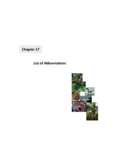 Chapter 17  List of Abbreviations Mendocino Redwood Company