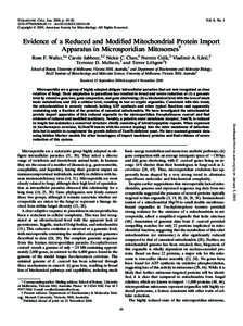 EUKARYOTIC CELL, Jan. 2009, p. 19–[removed]/$08.00⫹0 doi:[removed]EC[removed]Copyright © 2009, American Society for Microbiology. All Rights Reserved. Vol. 8, No. 1
