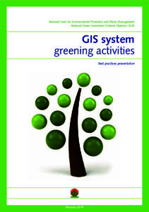 National Fund for Environmental Protection and Water Management National Green Investment Scheme Operator (GIS) GIS system greening activities Best practices presentation