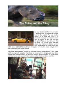 Rhino / Visual arts / Horn / Zoology / Biology / Ivory