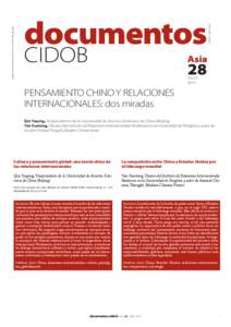 CIDOB  E-ISSN: 1697-381X