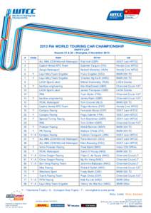 Microsoft Word - 2013_WTCC_Entry list 11_Shanghai