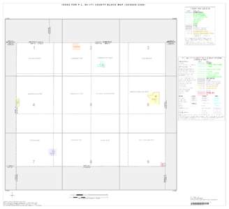 INDEX FOR P.L[removed]COUNTY BLOCK MAP (CENSUS[removed]INDEX MAP LEGEND SYMBOL NAME STYLE