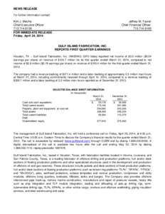 Business / Corporate finance / Oil platform / Petroleum production / Structural engineering / Revenue / Net income / Income tax in the United States / Earnings per share / Generally Accepted Accounting Principles / Income / Finance