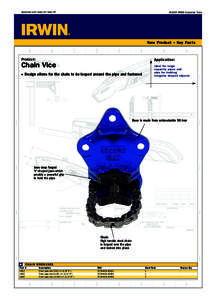 Approved and ready for take off  @2005 IRWIN Industrial Tools New Product – Key Facts