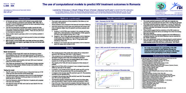 Abstract No  The use of computational models to predict HIV treatment outcomes in Romania Board No