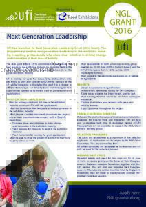 Supported by: Next Generation Leadership  NGL