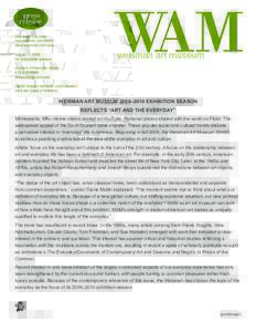 press release 333 east river road minneapolis, mnwww.weisman.umn.edu
