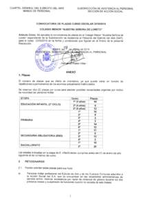 CUARTEL GENEML DEL EJÉRCITO DEL AIRE MANDO DE PERSONAL SUBDIRECCIÓN DE ASISTENCIA AL PERSONAL  sEcctÓN oE AcctÓN soctAL