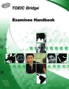 Examinee Handbook  Listening. Learning. Leading.