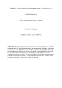 Logical consequence / Logical syntax / Deduction / Modus ponens / Inference / Disjunctive syllogism / Paul Boghossian / Entailment / Deduction theorem / Logic / Rules of inference / Propositional calculus