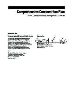Contents, Summary, Comprehensive Conservation Plan, 9 North Dakota Wetland Management Districts