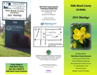 South Florida metropolitan area / West Palm Beach /  Florida / Mounts Botanical Garden / Palm Beach / Okeeheelee Park / Geography of Florida / Florida / Palm Beach County /  Florida
