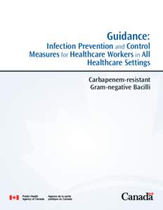 Guidance:  Infection Prevention and Control Measures for Healthcare Workers in All Healthcare Settings Carbapenem-resistant