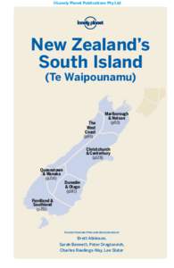 ©Lonely Planet Publications Pty Ltd  New Zealand’s South Island (Te Waipounamu)