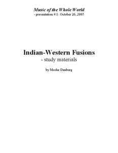 Microsoft Word - Booklet for India-Western Fusions presentation.doc