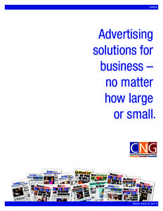 GENERAL  Advertising solutions for business – no matter