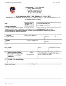 Professional Certification Application  TM-3, rev[removed]This form can be filled out online. Once completed, print the document and sign where appropriate. These instructions will not appear on the print out.