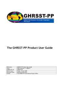 Microsoft Word - GHRSST-PP-Product-User-Guide-v1.1.doc