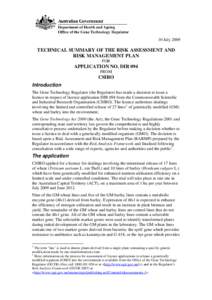 Environmental issues / Agriculture / Molecular biology / Genetically modified organism / Genetically modified food / Wheat / Barley / Gene flow / Genetically modified food controversies / Genetic engineering / Biology / Food and drink