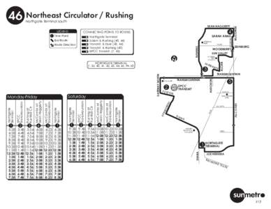 46 Northeast Circulator / Rushing SEAN HAGGERTY LEGEND  4