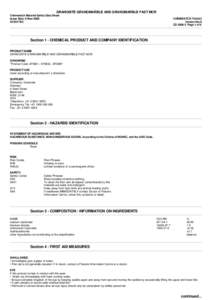 Chemwatch Australian MSDS