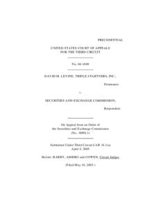 PRECEDENTIAL UNITED STATES COURT OF APPEALS FOR THE THIRD CIRCUIT No[removed]