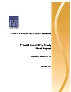 Microsoft Word - Cornwall & Stratford Transit Feasibility Study - Final Draft Report.doc