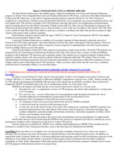 Office of Vocational and Adult Education / Canadian Memorial Chiropractic College / Career Clusters / Maine Community College System / Mid-Coast School of Technology / Vocational education in the United States / Education / Career Pathways / Employment