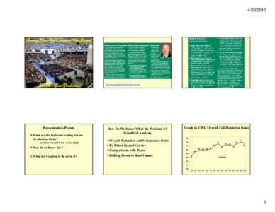 Microsoft PowerPoint - UWG Grad Rate Presentation  -- Faculty[removed]Print.pptx